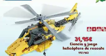 Jugueterías Nikki Ciencia Y Juego Helicóptero De Rescate oferta