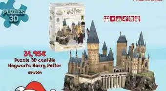 Jugueterías Nikki Puzzle 3d Castillo Hogwarts Harry Potter oferta