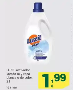 HiperDino LUZIL activador lavado oxy ropa blanca o de color, oferta