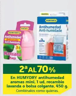 HiperDino HUMYDRY En antihumedad aromas mini, 1 ud, recambio lavanda o bolsa colgante oferta