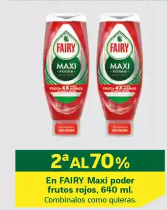 HiperDino FAIRY En Maxi poder frutos rojos oferta