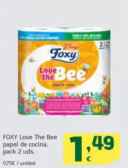 HiperDino FOXY Love The Bee papel de cocina oferta