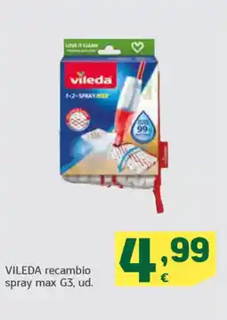 HiperDino VILEDA recambio spray max G3 oferta