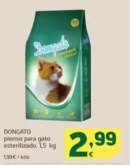 HiperDino DONGATO pienso para gato esterilizado oferta