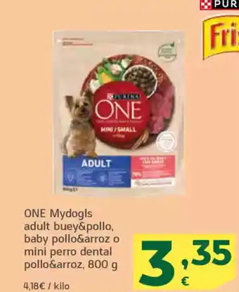 HiperDino ONE Mydogls adult buey&pollo, baby pollo&arroz o mini perro dental pollo&arroz oferta