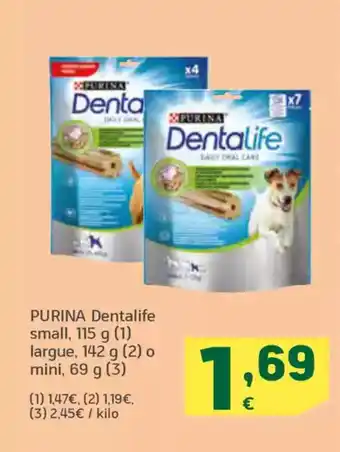 HiperDino PURINA Dentalife small largue o mini oferta