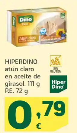 HiperDino HIPERDINO atún claro en aceite de girasol oferta