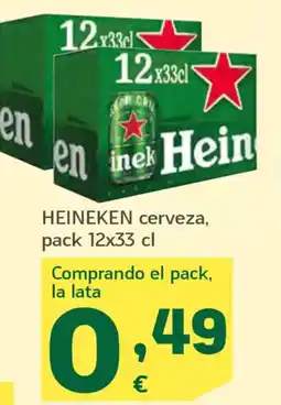 HiperDino HEINEKEN cerveza oferta