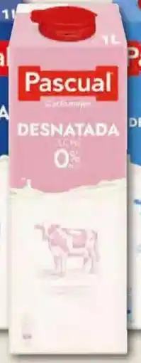 Unide Supermercados PASCUAL Leche desnatada oferta