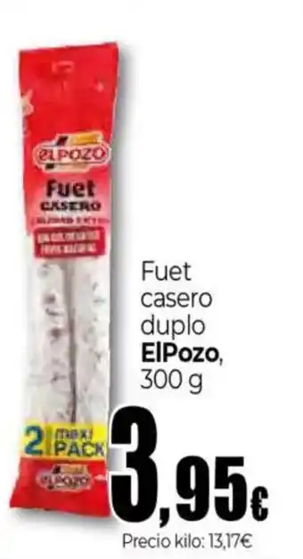 Unide Supermercados ELPOZO Fuet casero duplo oferta