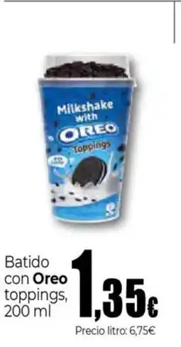 Unide Supermercados OREO Batido con toppings oferta