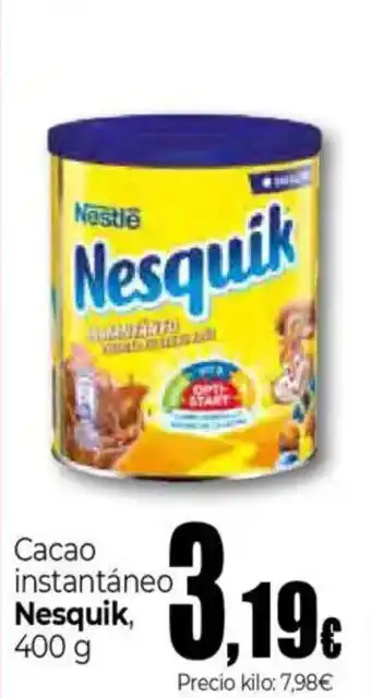 Unide Supermercados NESQUIK Cacao instantáneo oferta