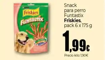 Unide Supermercados FRISKIES Snack para perro Funtastix oferta