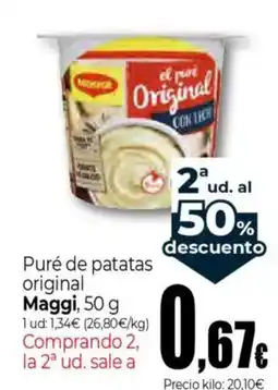 Unide Supermercados MAGGI Puré de patatas original oferta