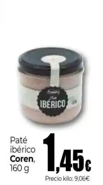 Unide Supermercados COREN Paté ibérico oferta