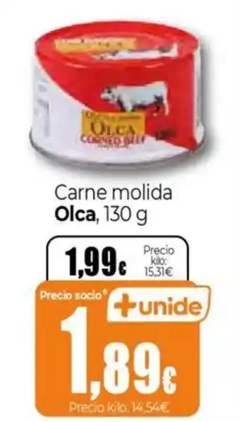 Unide Supermercados OLCA Carne molida oferta