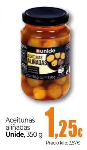 Unide Supermercados UNIDE Aceitunas aliñadas oferta