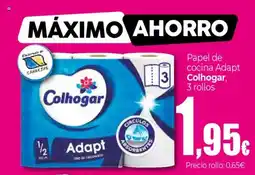 Unide Supermercados COLHOGAR Papel de cocina Adapt oferta