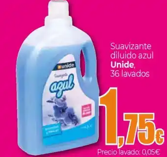 Unide Supermercados UNIDE Suavizante diluido azul oferta