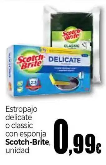 Unide Supermercados SCOTCH - BRITE Estropajo delicate o classic con esponja oferta