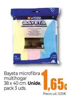 Unide Supermercados UNIDE Bayeta microfibra multihogar oferta