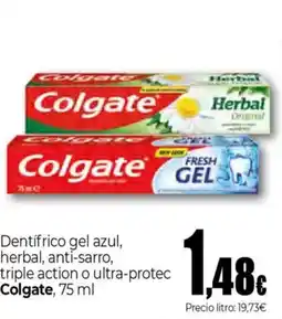 Unide Supermercados COLGATE Dentifrico gel azul, herbal, anti-sarro, triple action o ultra-protec oferta