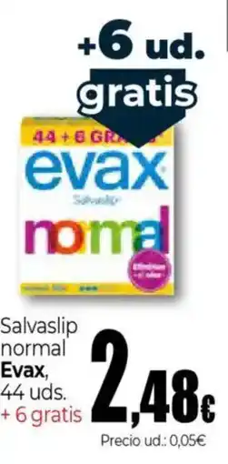 Unide Supermercados EVAX Salvaslip normal oferta