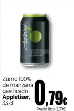 Unide Supermercados APPLETISER Zumo 100% de manzana gasificado oferta