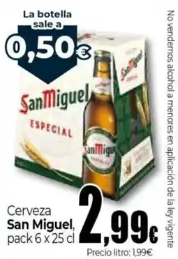 Unide Supermercados SAN MIGUEL Cerveza oferta