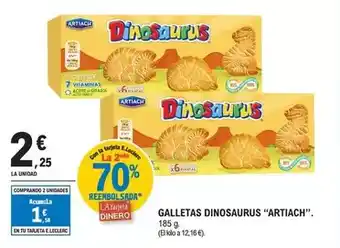 E.Leclerc Artiach - galletas dinosaurus oferta