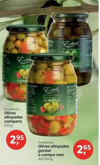Suma Supermercados Excelencia Olives Alinyades Campera Excelencia Olives Alinyades Gordal O Campo Real oferta