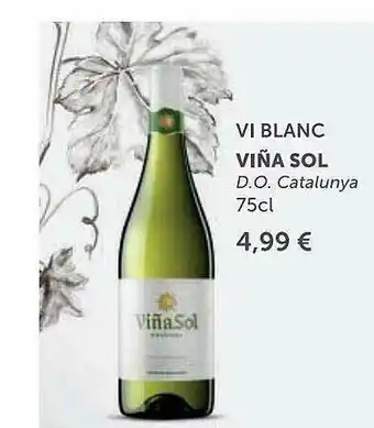 Suma Supermercados Vi Blanc Viña Sol D.o. Catalunya oferta