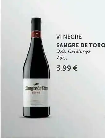 Suma Supermercados Vi Negre Sangre De Toro D.o. Catalunya oferta