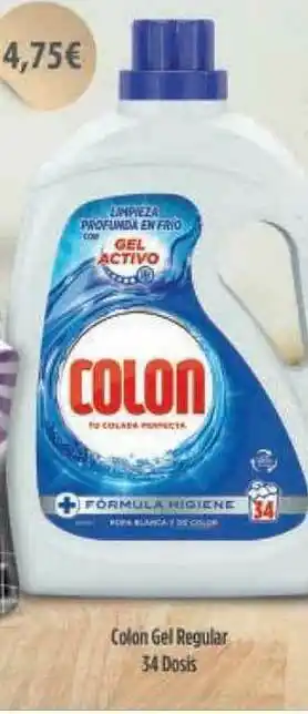 Suma Supermercados Colon Gel Regular 34 Dosis oferta