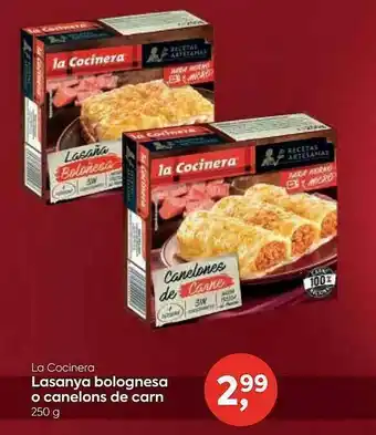 Suma Supermercados La Cocinera Lasanya Bolognesa O Canelons De Carn oferta