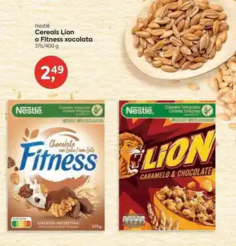 Suma Supermercados Nestlé Cereals Lion O Fitness Xocolata oferta
