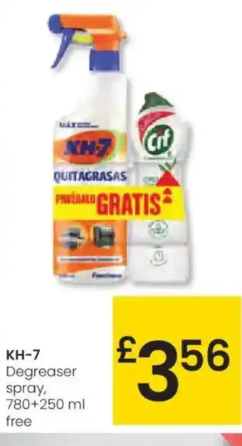 Eroski KH-7 Degreaser spray oferta