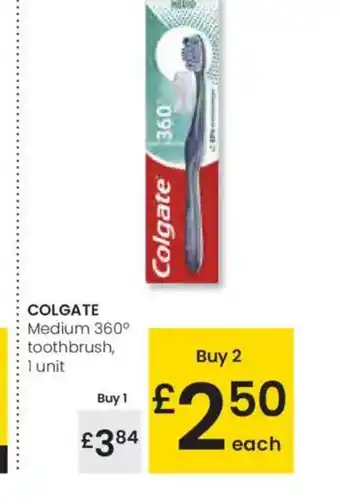 Eroski COLGATE Medium 360° toothbrush, oferta