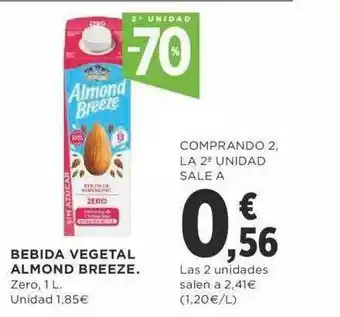 Supercor 2a Unidad -70% Bebida Vegetal Almond Breeze oferta