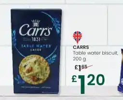 Eroski CARRS Table water biscuit oferta