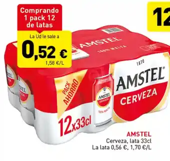 Hiperber AMSTEL Cerveza oferta