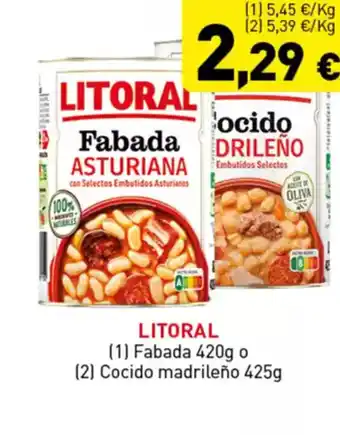 Hiperber LITORAL Fabada oferta