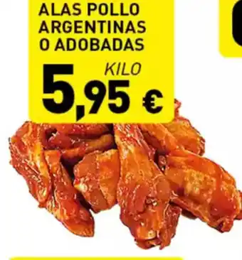 Hiperber Alas pollo argentinas o adobadas oferta