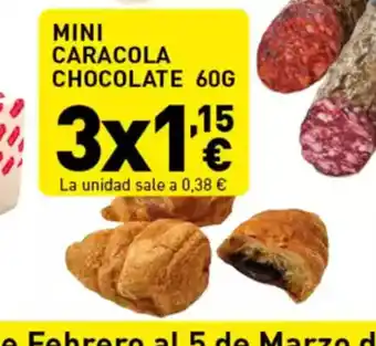 Hiperber Mini caracola chocolate oferta