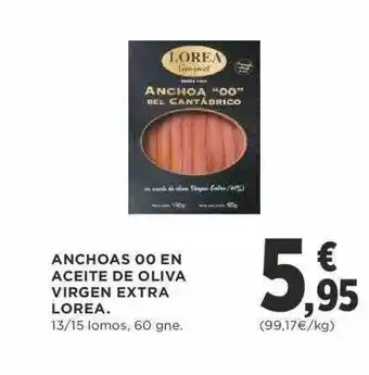 Supercor Anchoas 00 En Aceite De Oliva Virgen Extra Lorea oferta