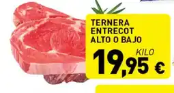 Hiperber Ternera entrecot alto o bajo oferta