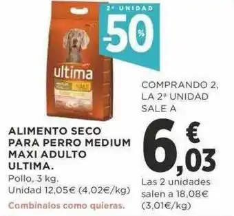 Supercor 2a Unidad -50% Alimento Seco Para Perro Medium Maxi Adulto Ultima oferta