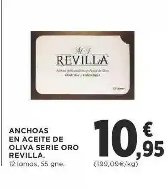 Supercor Anchoas En Aceite De Oliva Serie Oro Revilla oferta
