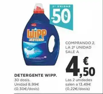 Supercor 2a Unidad -50% Detergente Wipp oferta