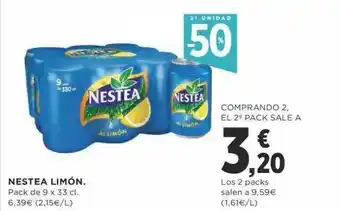 Supercor 2a Unidad -50% Nestea Limón oferta